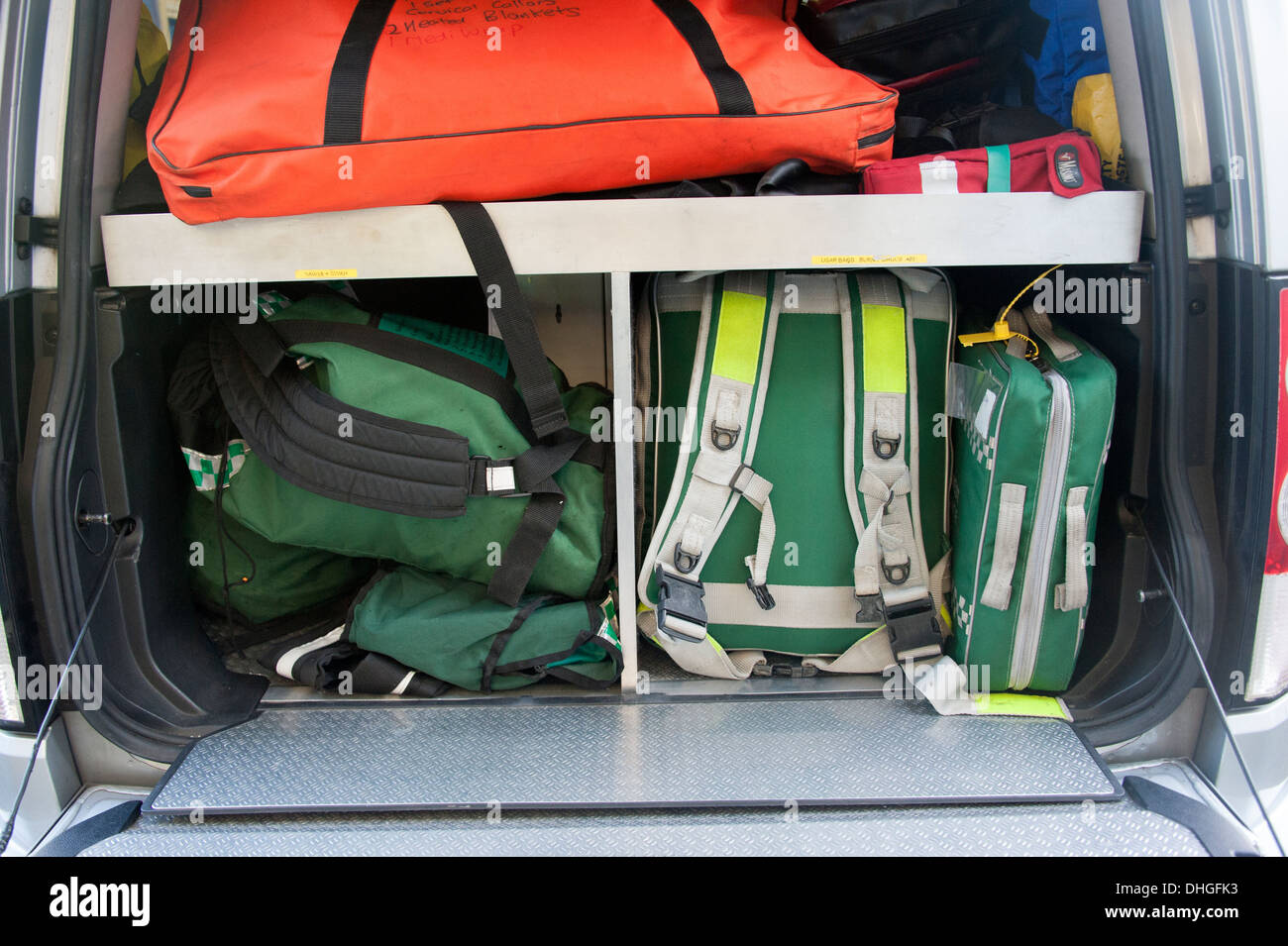 Sanitäter Ambulance RRV Krisenreaktions-Fahrzeug Stockfoto
