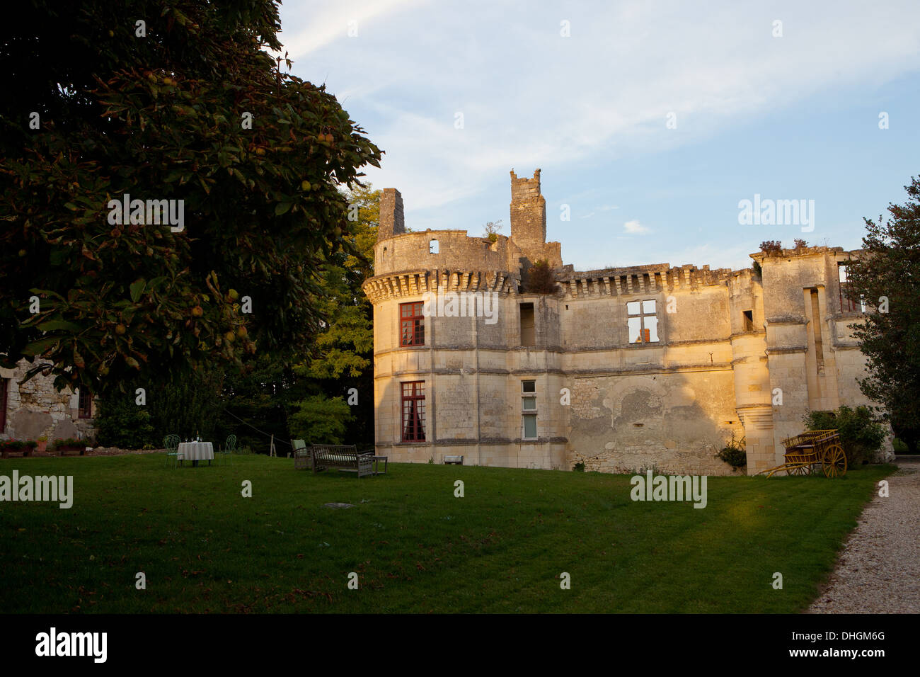 Die Königskammer, Veuil, Frankreich Stockfoto