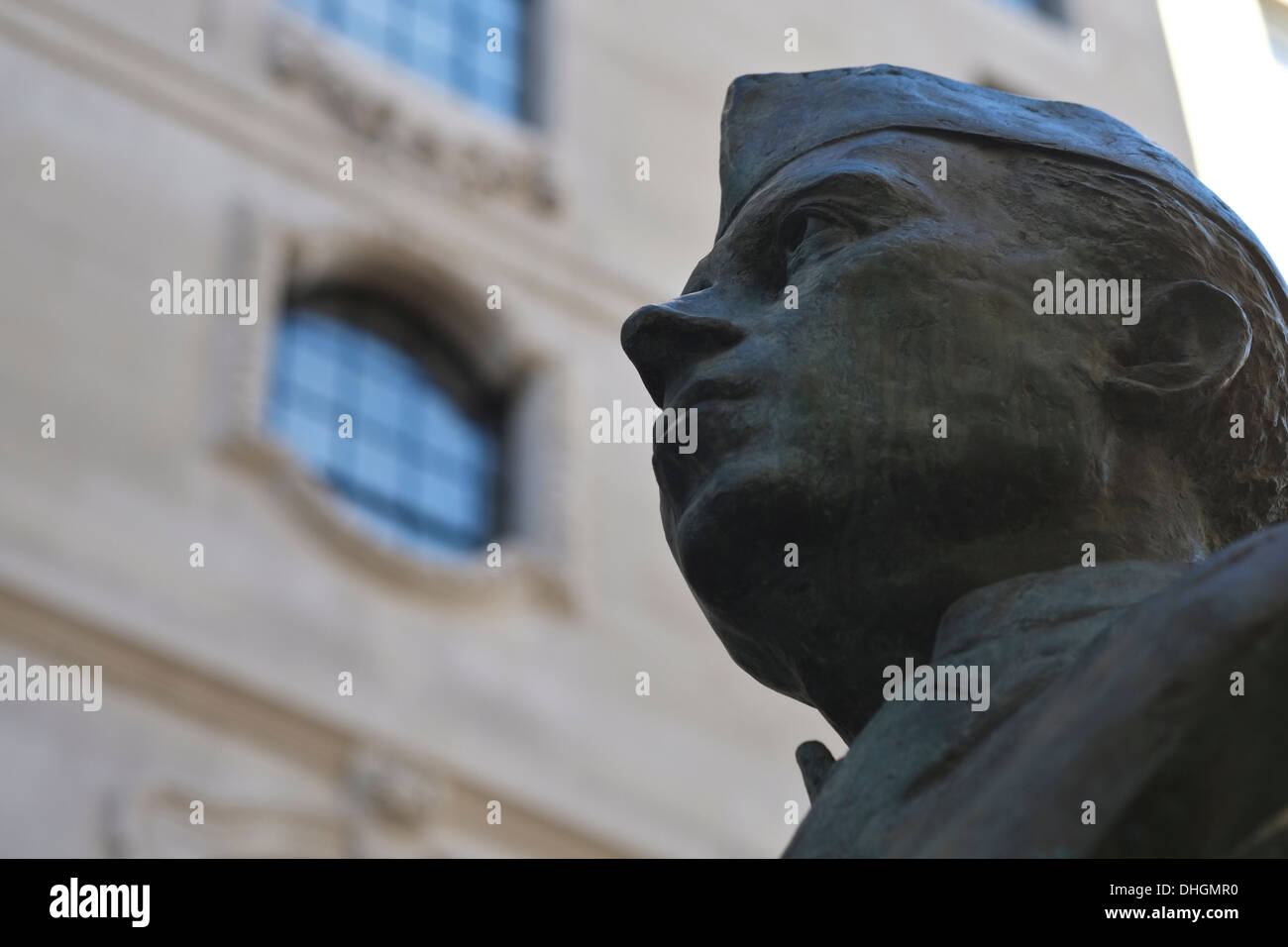 Statue von Nehru, London Stockfoto