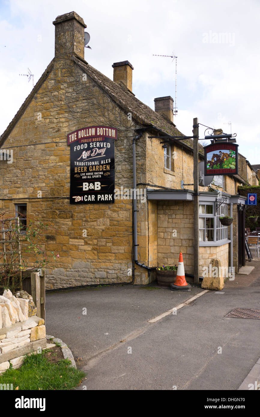 Guiting Power eine Cotswold-Pfarrei in Gloucestershire, England UK Stockfoto