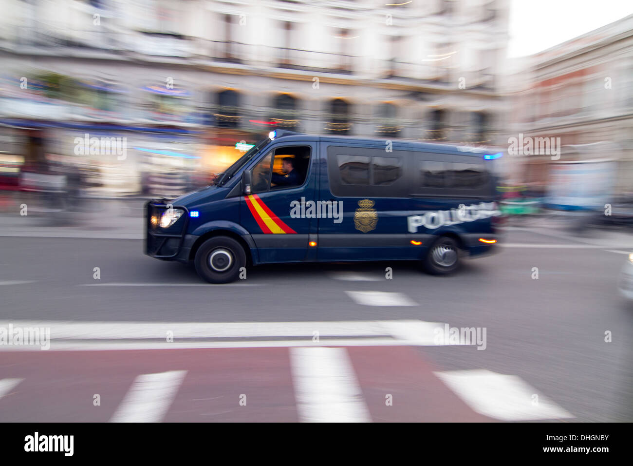 In der Nähe von orange Reflektor eines Signals Blitzlicht an der Straße  Baustelle Stockfotografie - Alamy