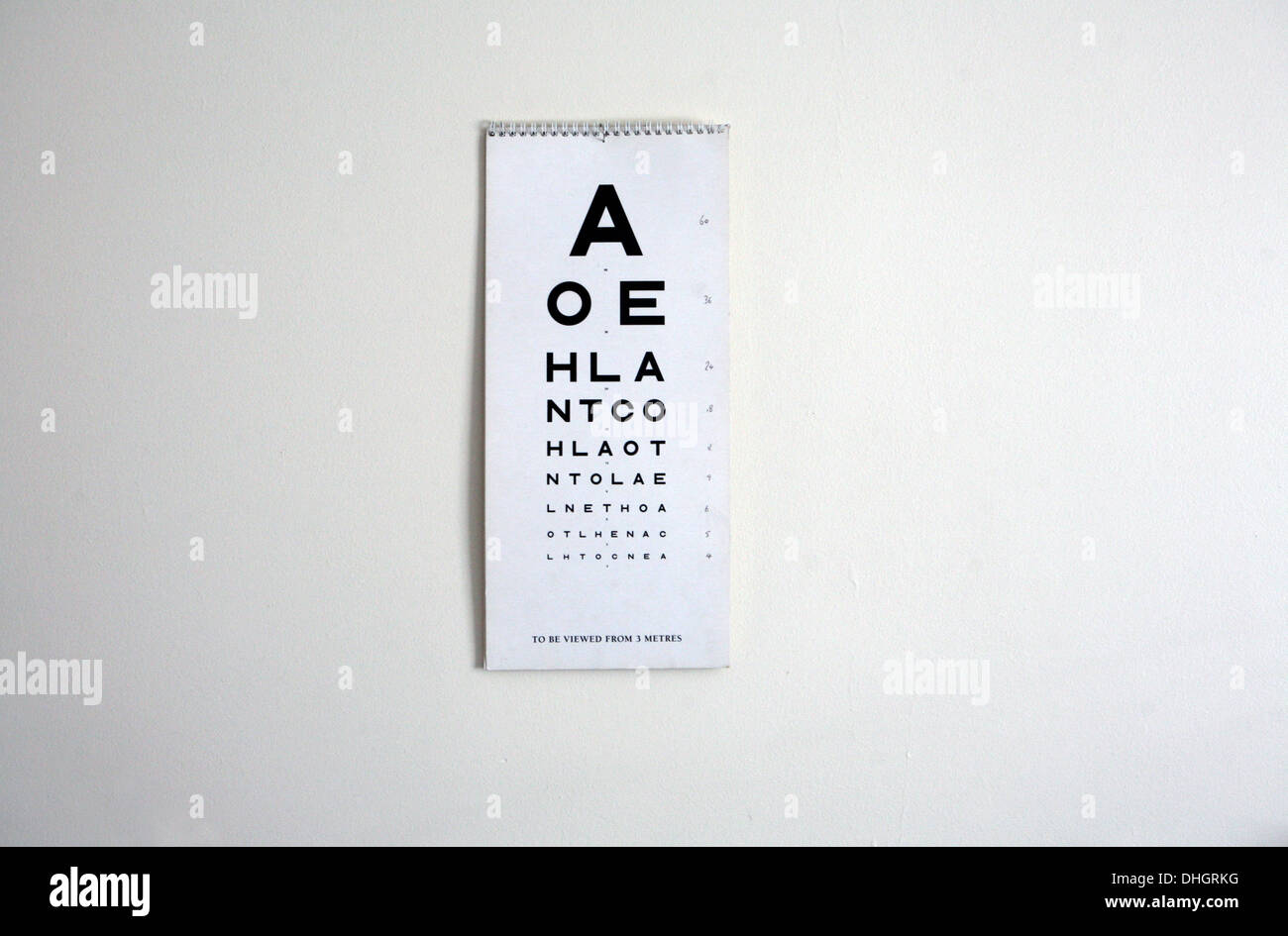 Eye test -Fotos und -Bildmaterial in hoher Auflösung – Alamy