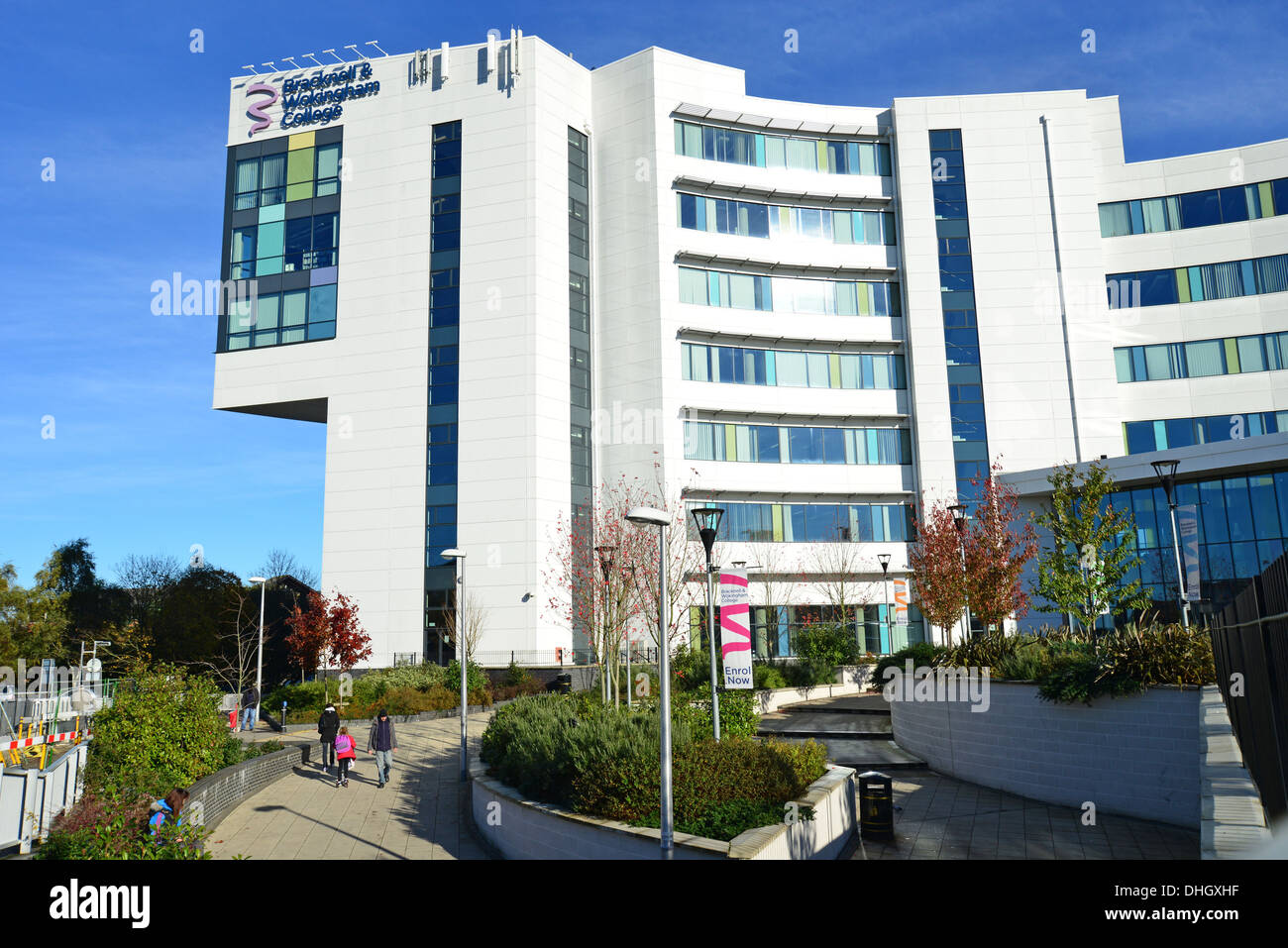 Bracknell & Wokingham College, Kirche-Straße, Bracknell, Berkshire, England, Vereinigtes Königreich Stockfoto