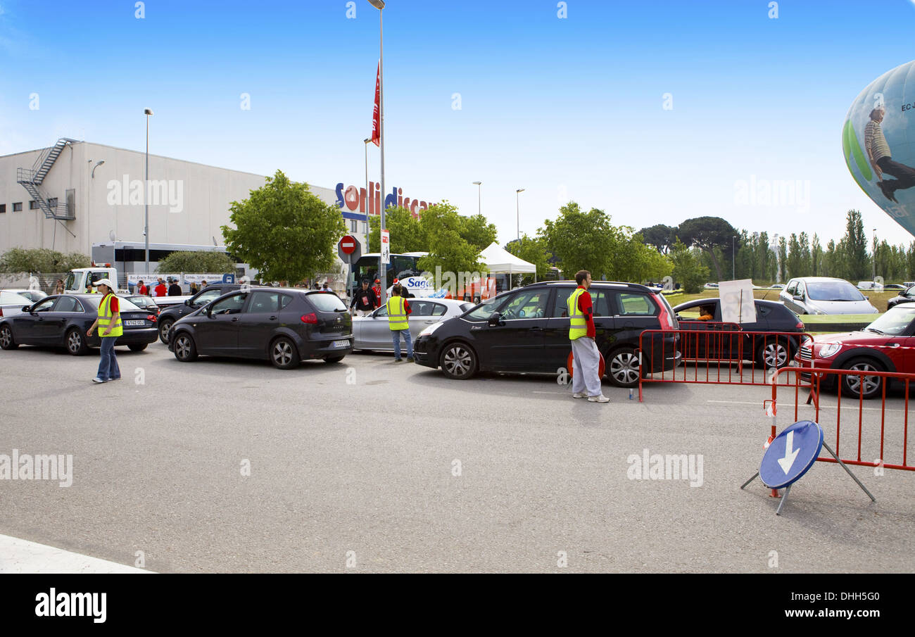 Porsche Mobil 1 Supercup Stockfoto