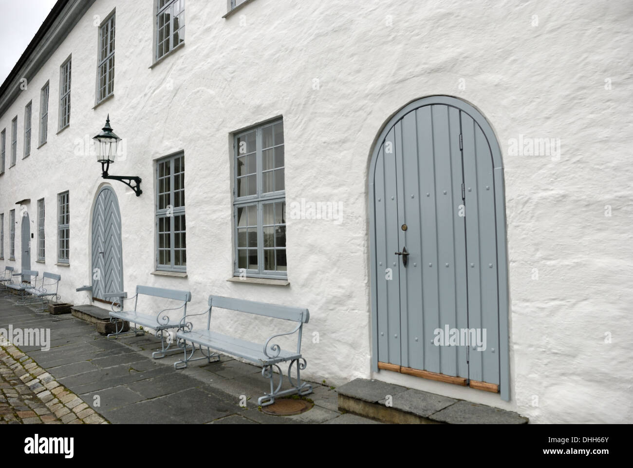 Bergenhus Festung in Bergen Stockfoto