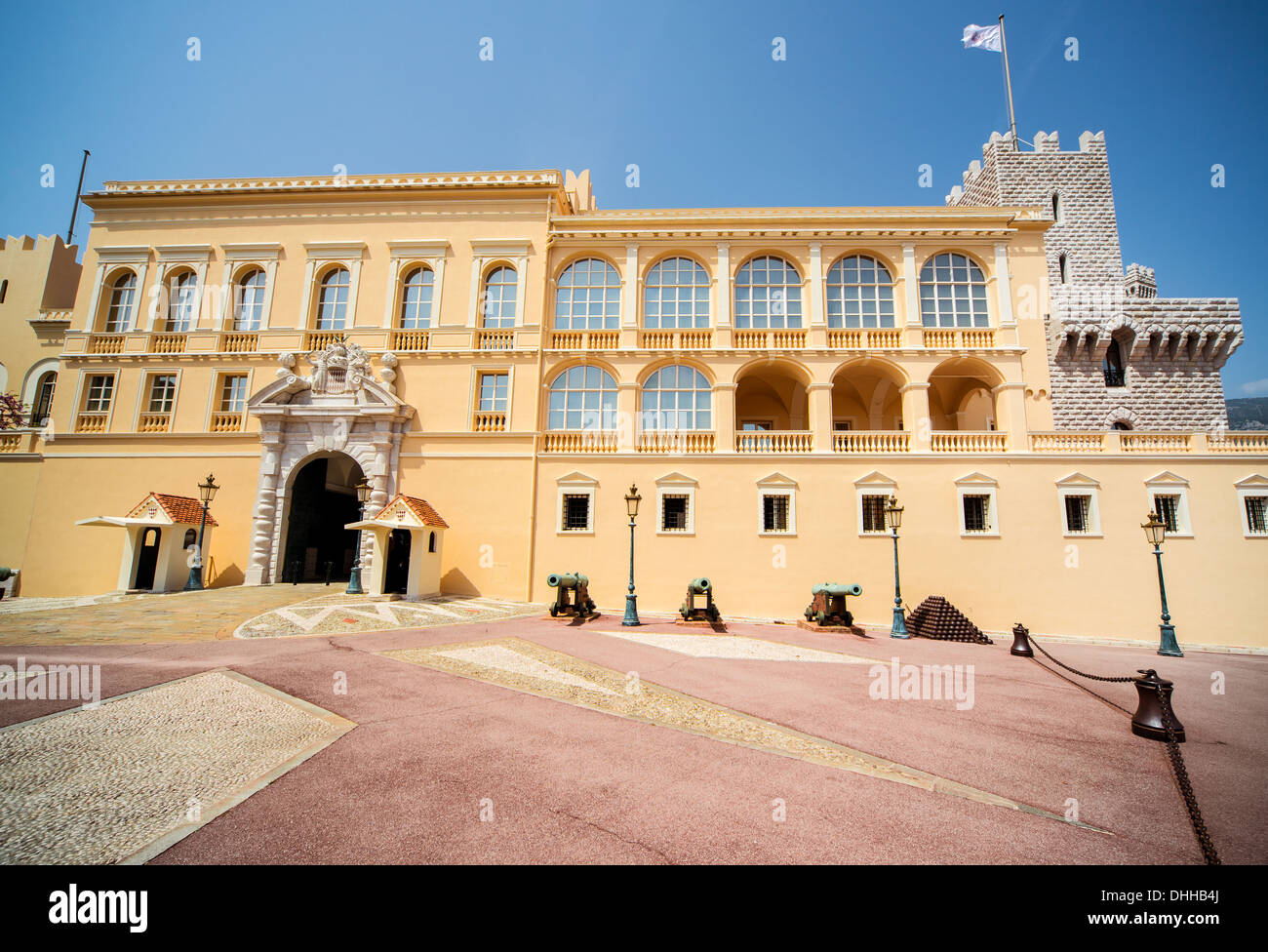 Palast des Prinzen von Monaco Stockfoto