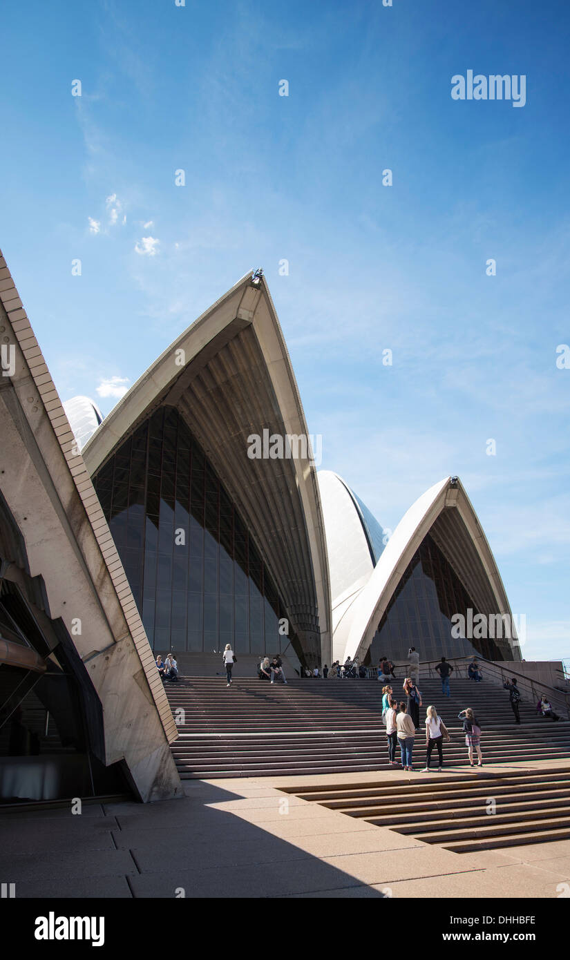 Sydney Opernhaus Wahrzeichen Detail In Australien Stockfotografie Alamy