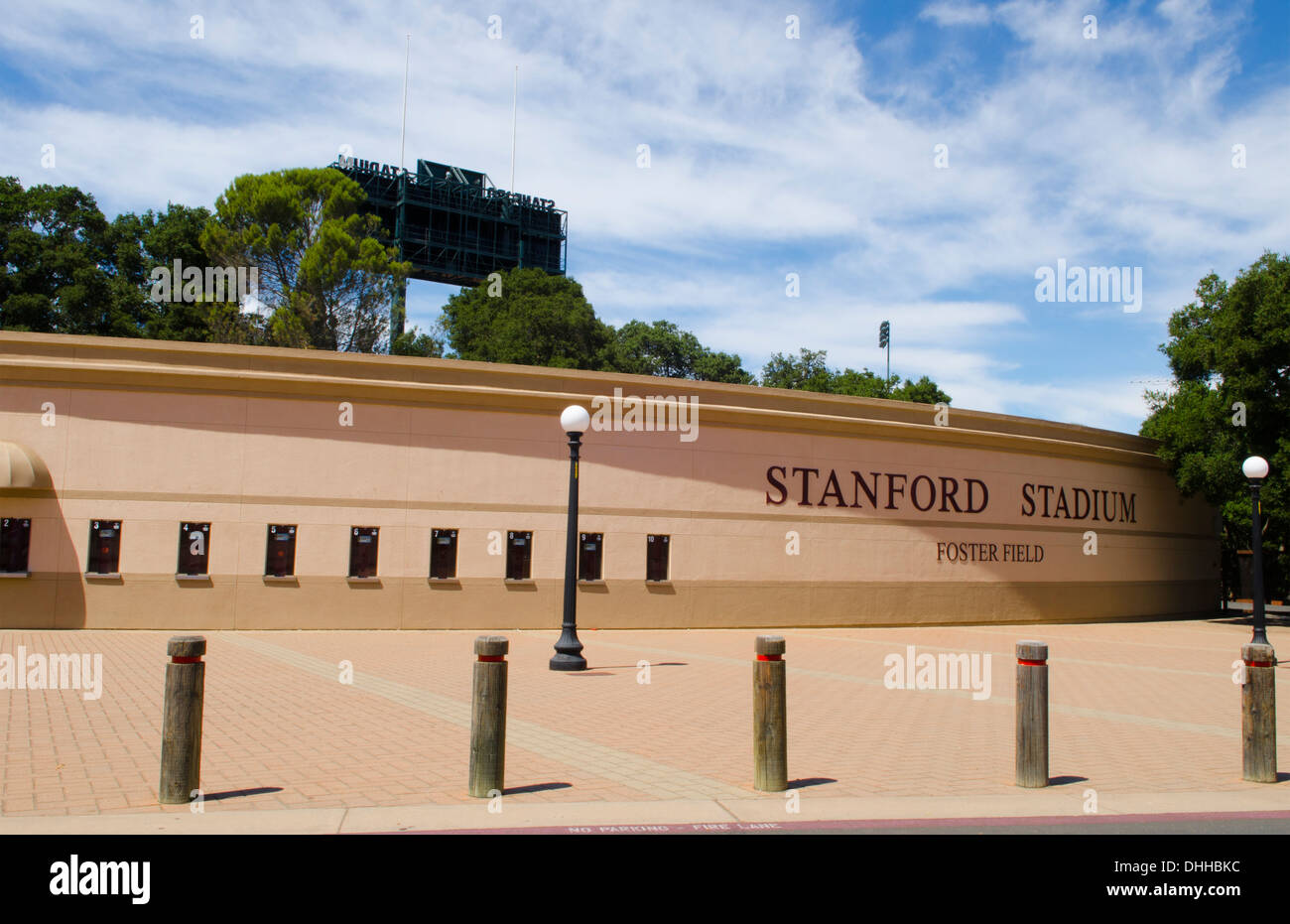 Stanford University in California Fußballstadion Stanford Stadium Pac 12 Sport-Leichtathletik Stockfoto