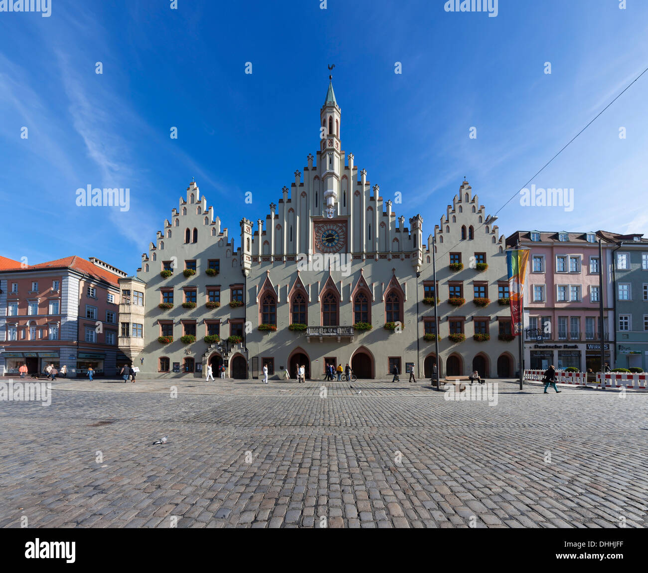 Rathaus Landshut Altstadt Landshut Untere Bayern Bayern Deutschland Stockfotografie Alamy