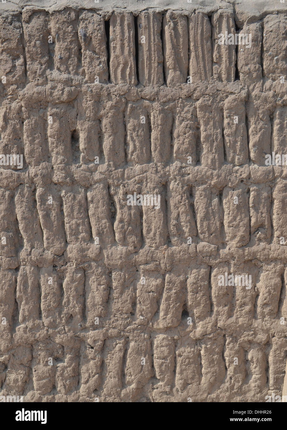 Huaca Pucllana oder Huaca Juliana, einer Prä-Inka Adobe und Ton Pyramide in Miraflores Stadtteil von Lima, Peru Stockfoto