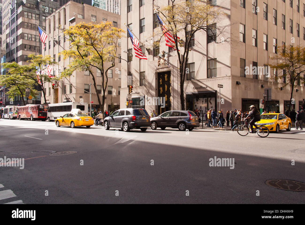 Fifth Avenue, New York City, Vereinigte Staaten von Amerika. Stockfoto