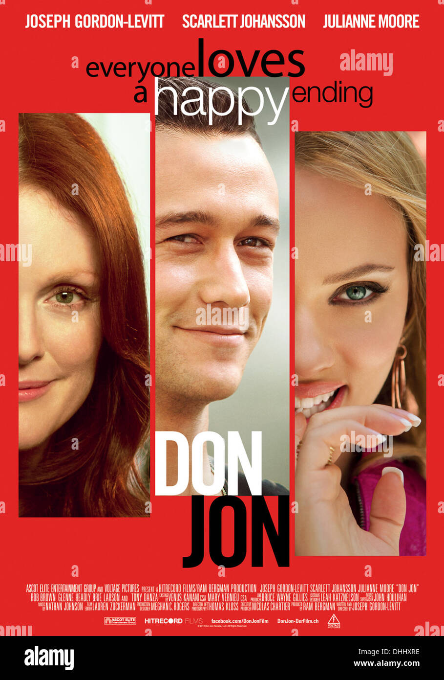 DON JON (2013) JULIANNE MOORE, JOSEPH GORDON-LEVITT, SCARLET JOHANSSON JOSEPH GORDON-LEVITT (DIR) MOVIESTORE SAMMLUNG LTD Stockfoto