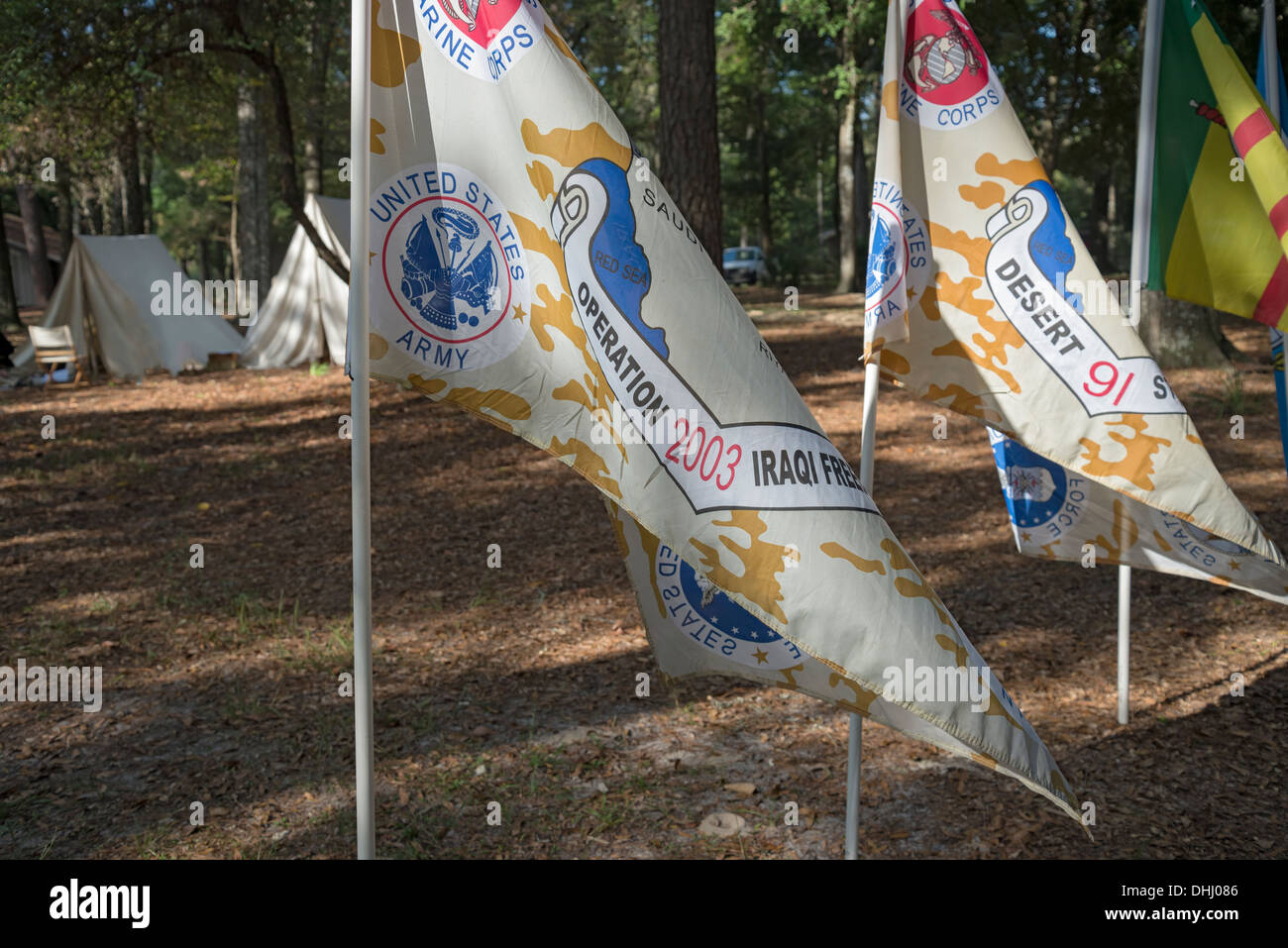 Festival im Oleno State Park in Nordflorida. Stockfoto