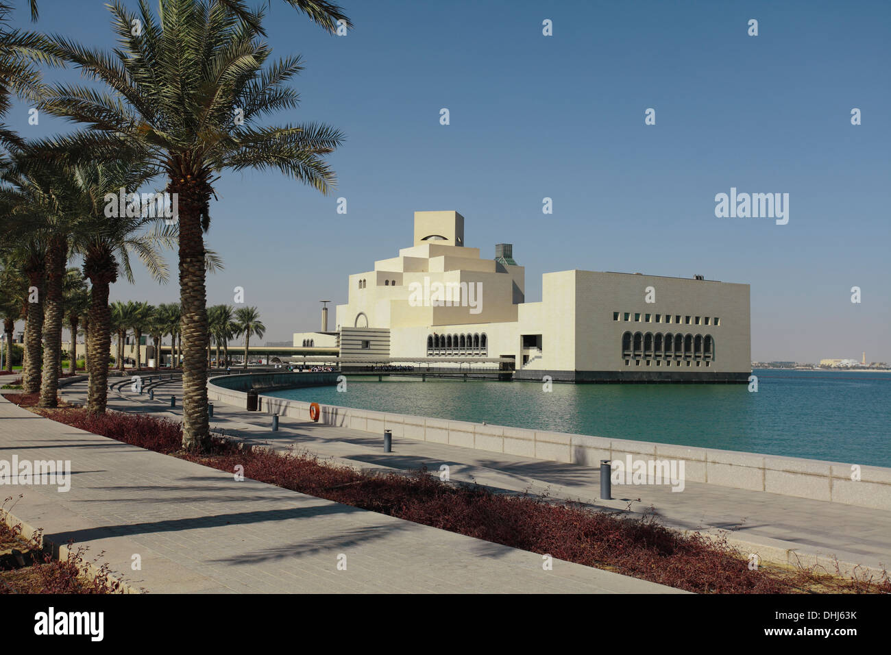 Das Museum für islamische Kunst in Katar, Gehäuse, was höchstwahrscheinlich die weltweit bedeutendste Sammlung von islamischen Artefakten ist. Stockfoto