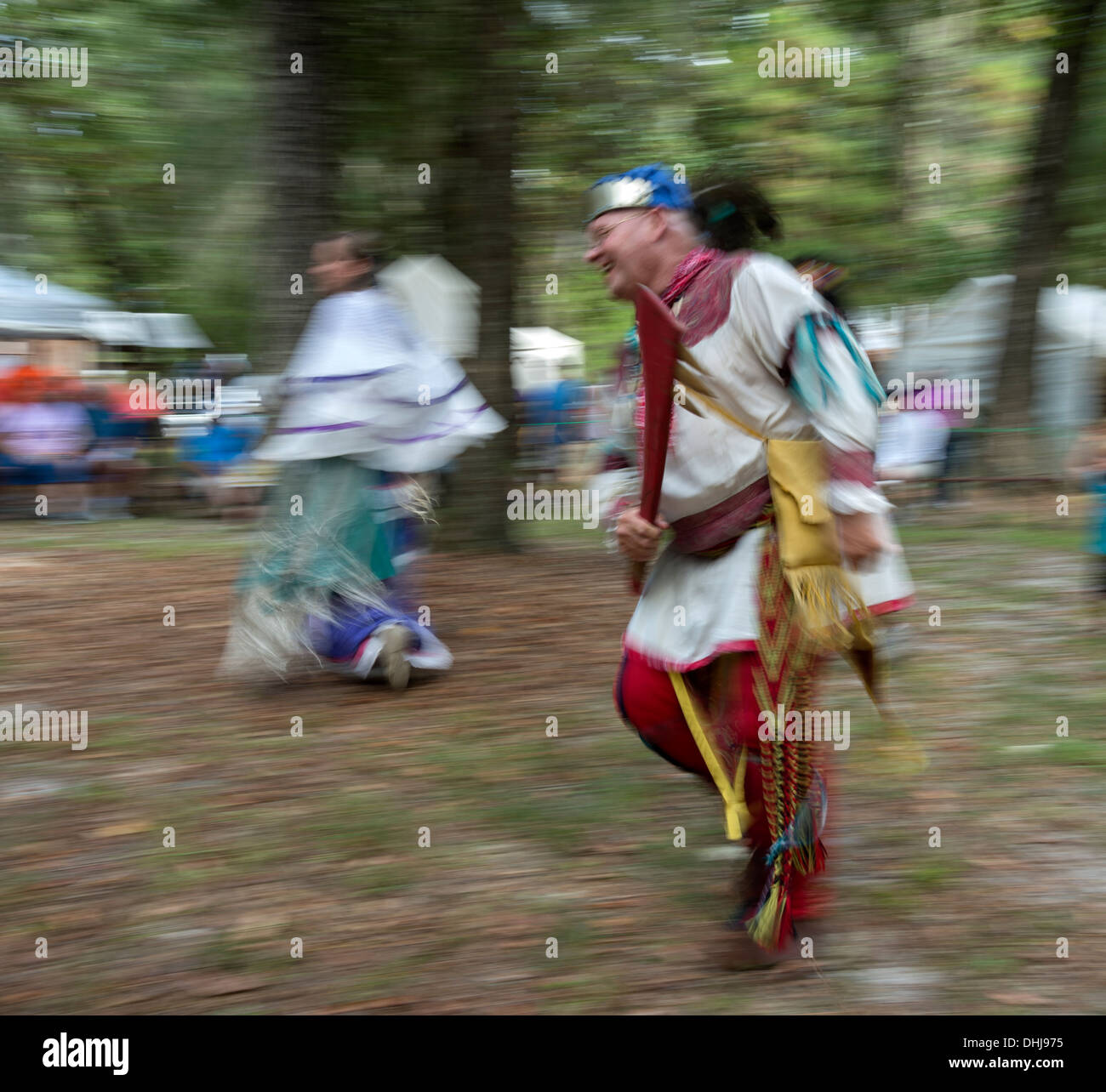 Native American Festival im Oleno State Park in Nordflorida. Stockfoto