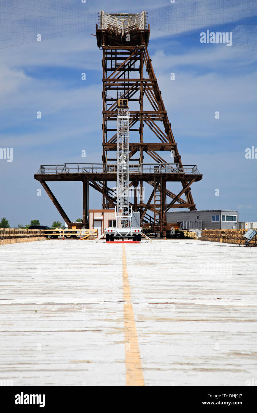 ATLAS-1 elektromagnetischen Impuls (EMP) Simulator, Kirtland Air Force Base in Albuquerque, New Mexico, Vereinigte Staaten Stockfoto