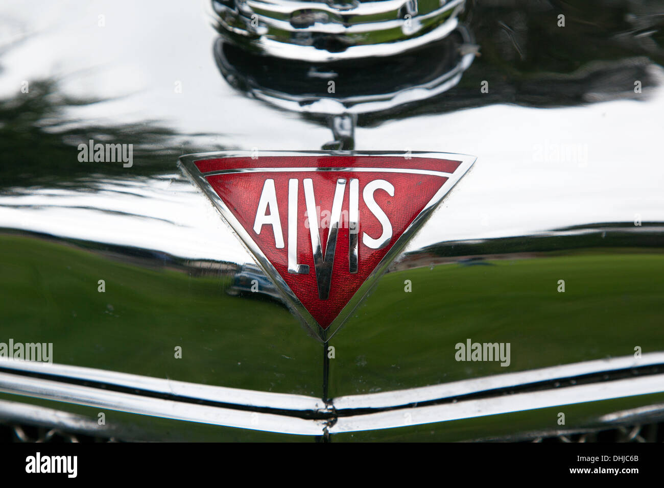 1938 Alvis 4.3 kurze Logo Radstand Tourer UK Stockfoto