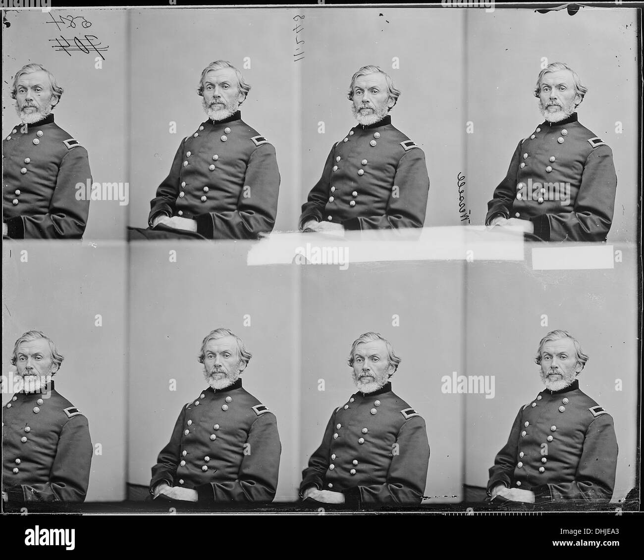 Ein Porträt von General Henry W. Wessels, einem bedeutenden Militärführer, der für seinen Dienst im US-Militär in Konfliktzeiten bekannt ist. Stockfoto