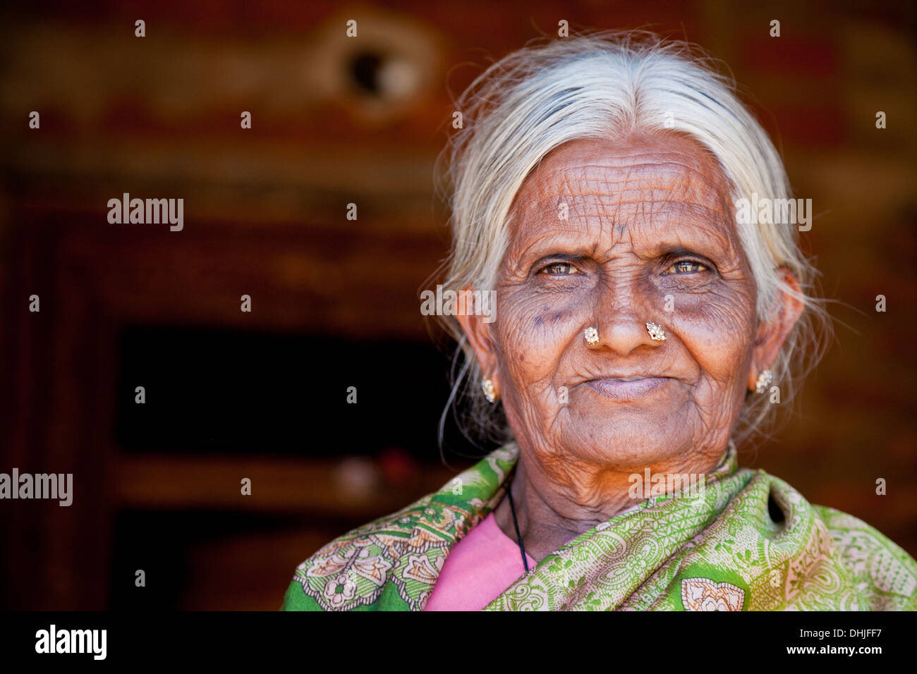 Alte Indien Dorf Stockfoto
