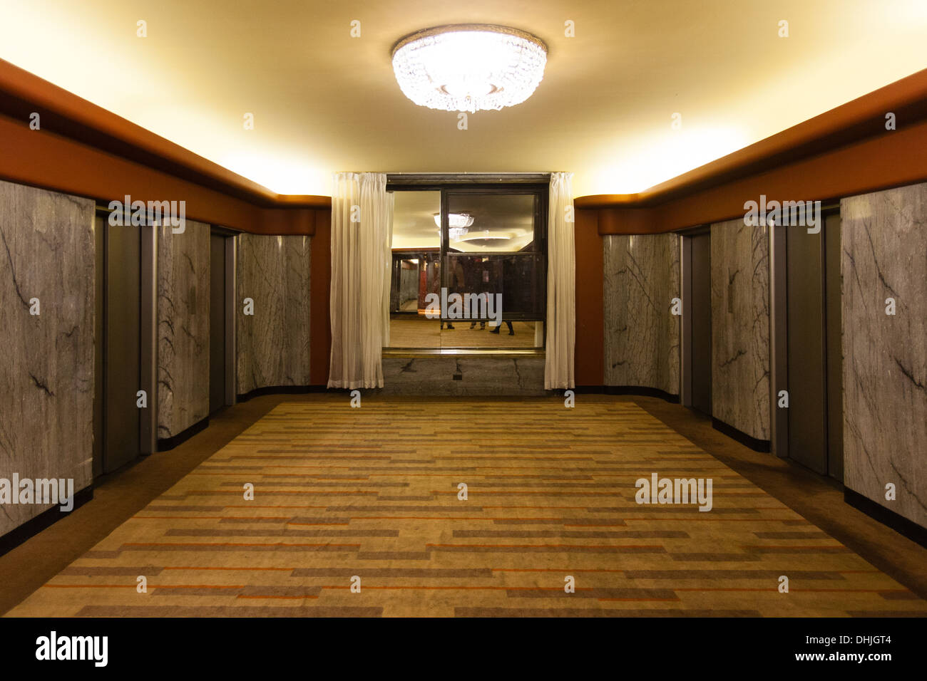 Hotel Pennsylvania, 401 Seventh Ave, New York City, Vereinigte Staaten von Amerika. Stockfoto