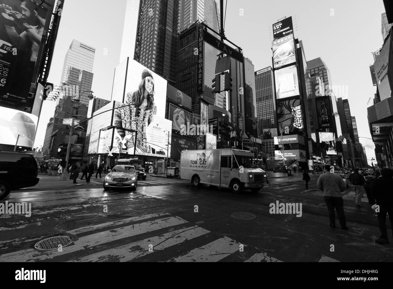Times Square, New York City, Vereinigte Staaten von Amerika. Stockfoto