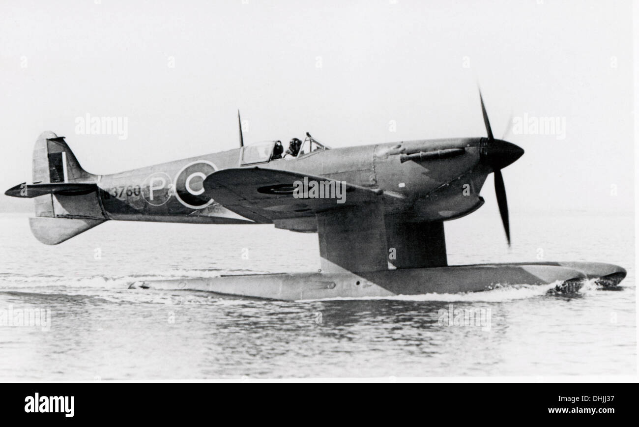 Spitfire flying Boot. Experimentelle Ebene Stockfoto
