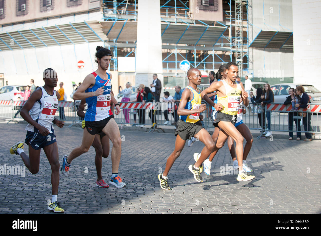 Rennen in Vatikanstadt Stockfoto