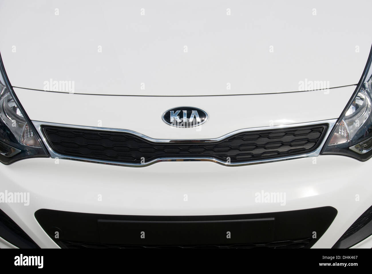 Kia Auto, Kühlergrill Stockfoto