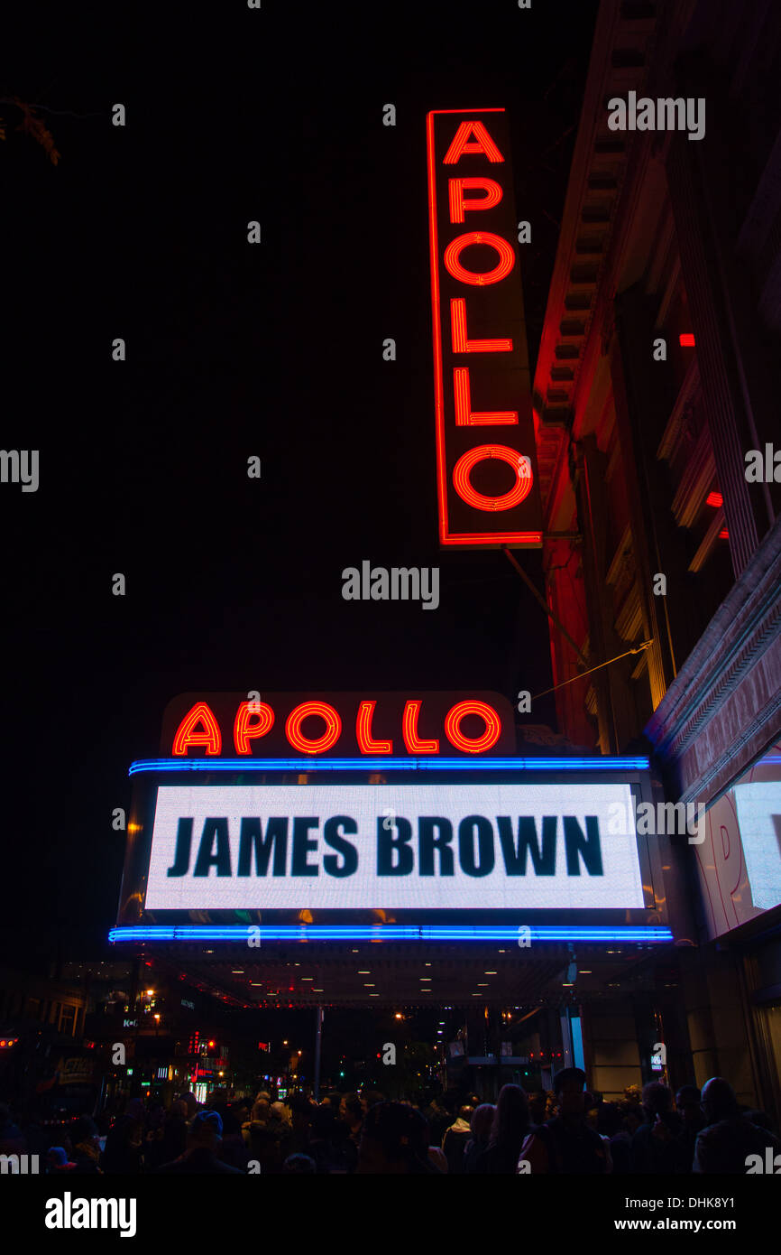 Das Apollo Theater in Harlem, New York City, Vereinigte Staaten von Amerika. Stockfoto