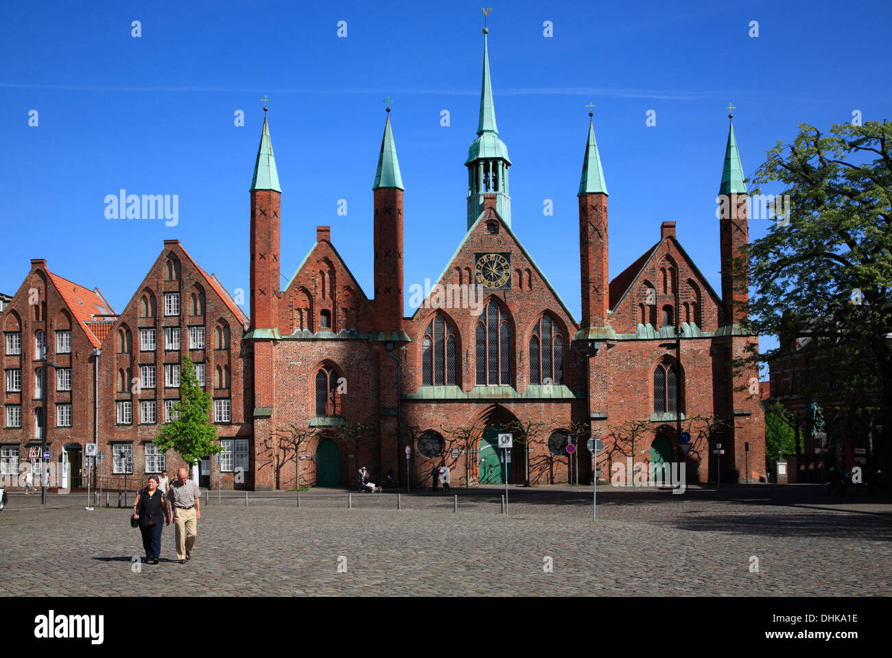 Krankenhaus des Heiligen Geistes, Heiligengeisthospital, Hansestadt Lübeck, Schleswig-Holstein, Deutschland Stockfoto