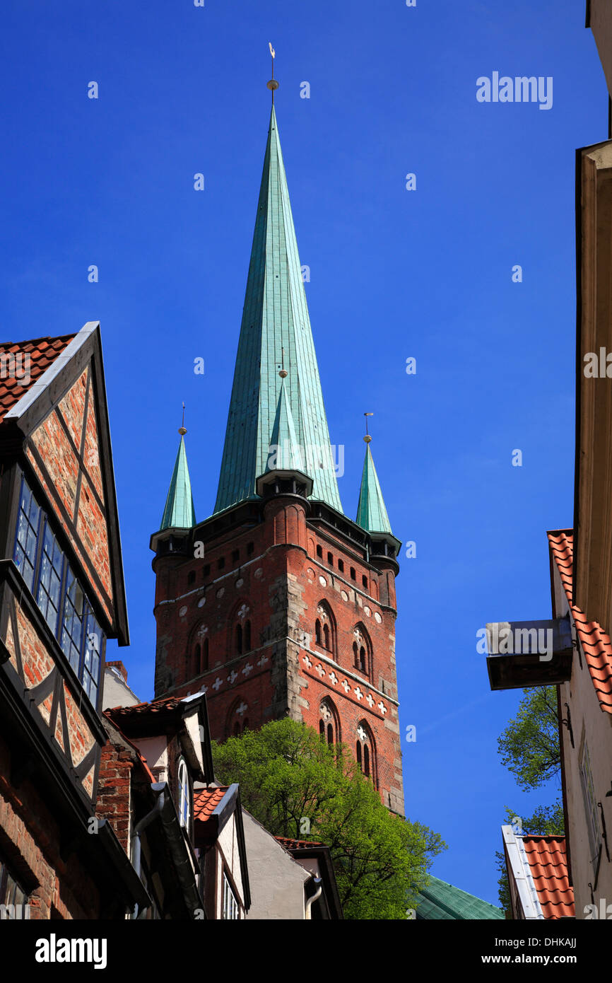 Turm der Petrikirche, Lübeck, SchleswigHolstein, Deutschland