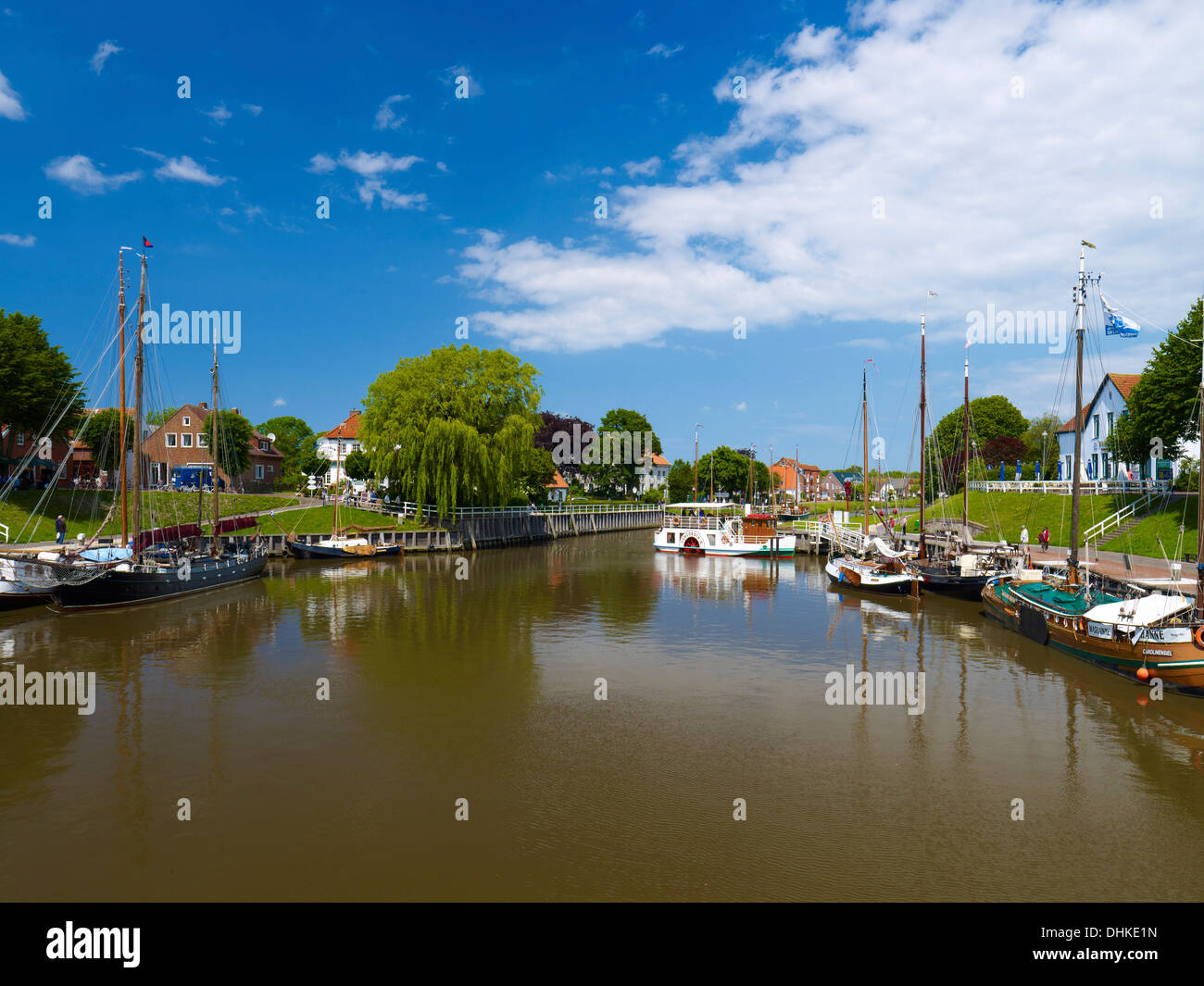 Hafen von Carolinensiel, Wittmund, Friesland, Deutschland Stockfoto