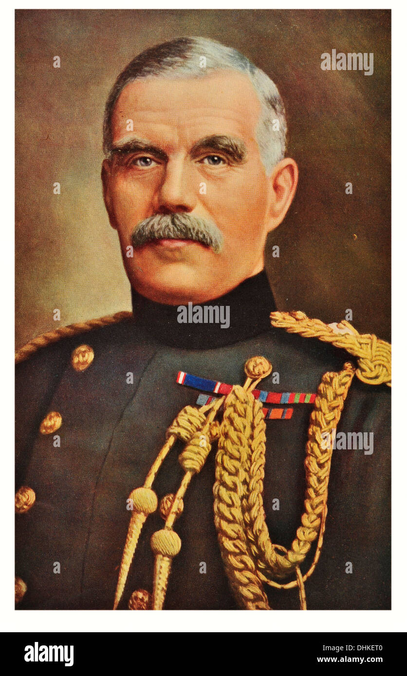 General Sir. William Robertson 1st Baronet (1860 – 1933), Chef des imperialen Generalstabs zwischen 1916-1918. Stockfoto
