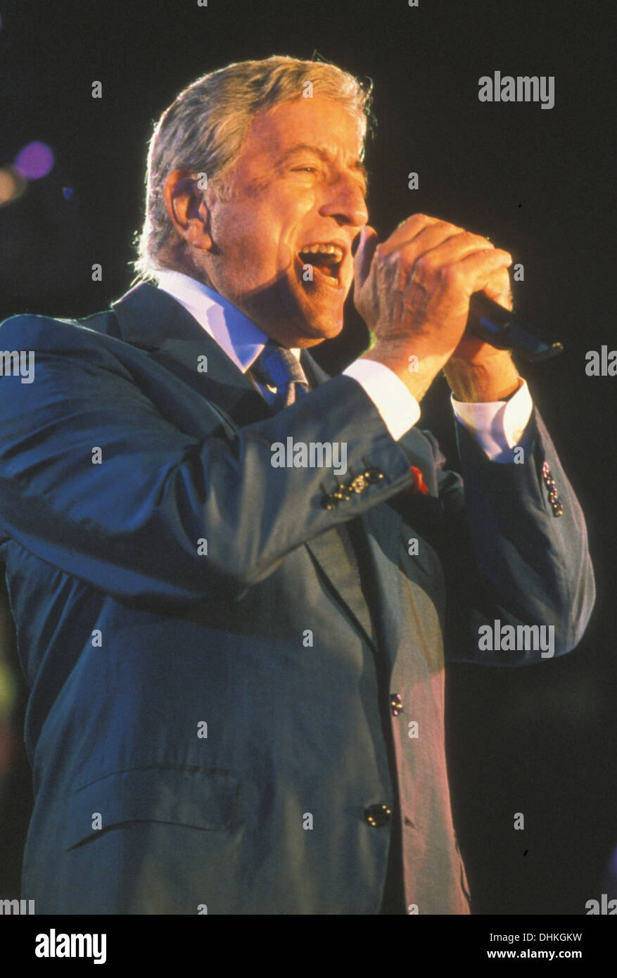 TONY BENNETT amerikanische Sängerin bei Glastonbury im Jahr 1998. Foto Martin Norris Stockfoto