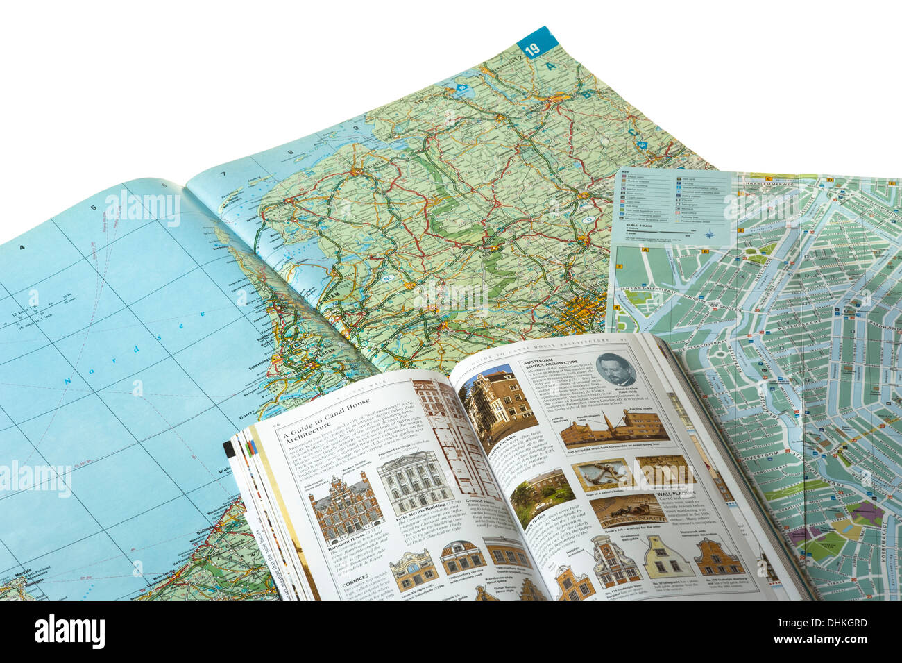 Planung einer Stadt Pause holiday.tourism Stockfoto