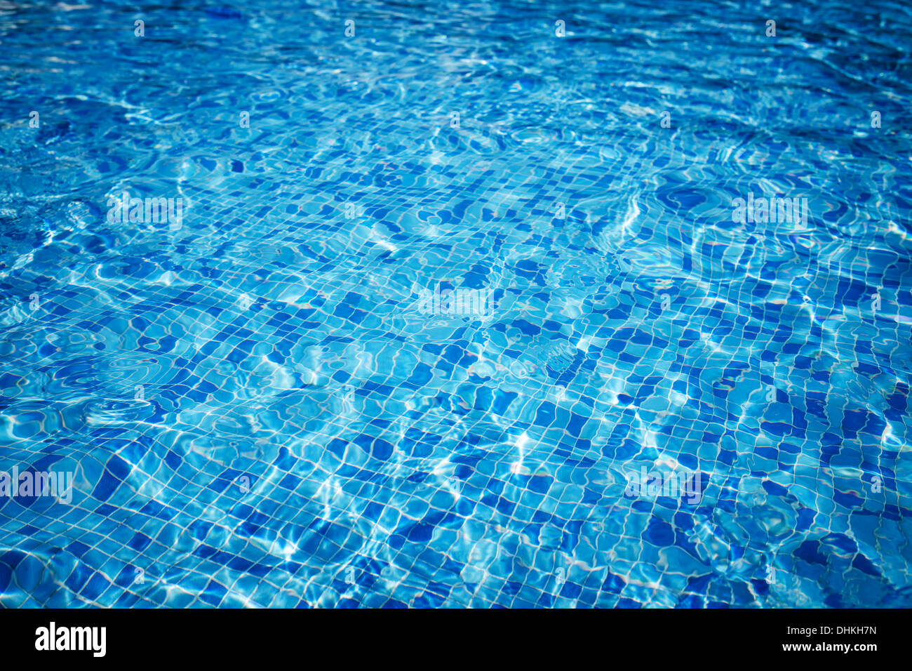 Schwimmbadwasser. Aqua Textur Stockfoto