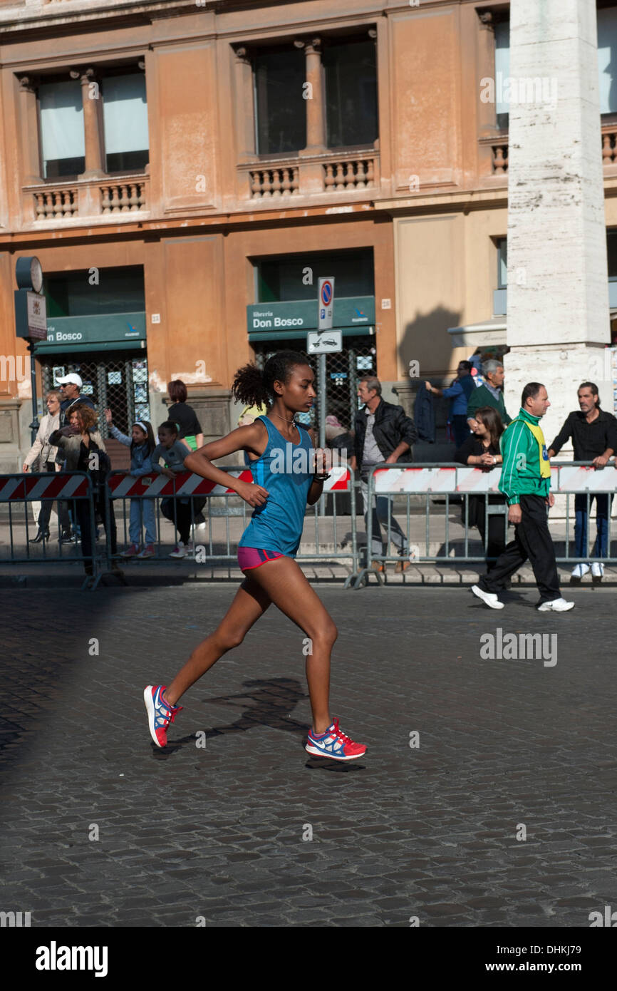 Rennen in Vatikanstadt Stockfoto