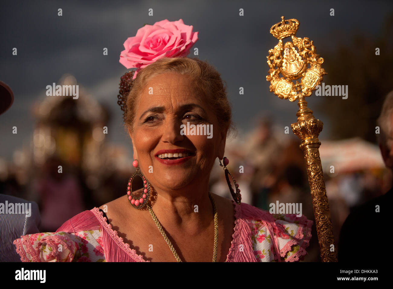 Rocio Wallfahrt Donana Nationalpark Spanien Stockfoto