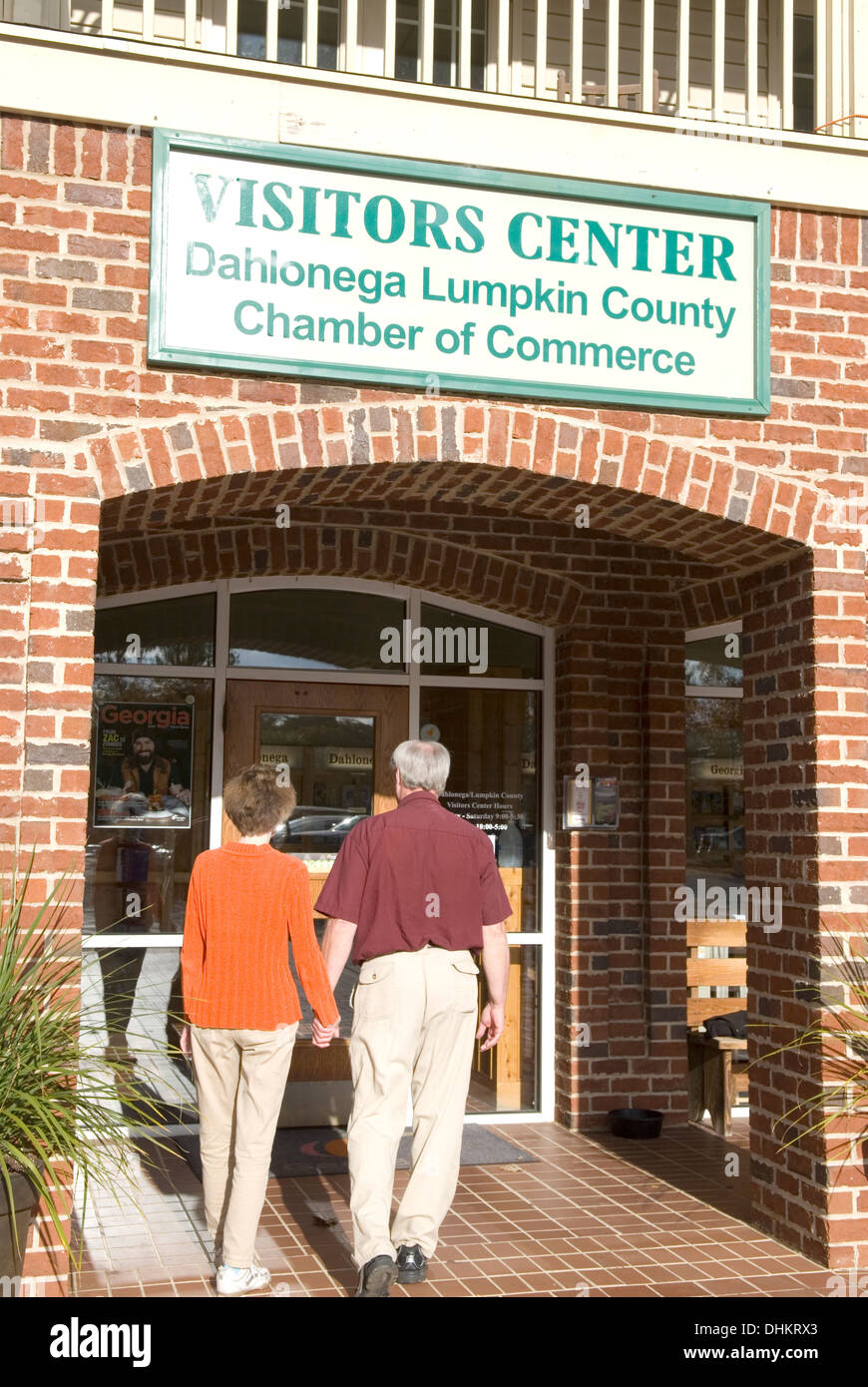 Besucherzentrum Dahlonega Georgia USA Stockfoto