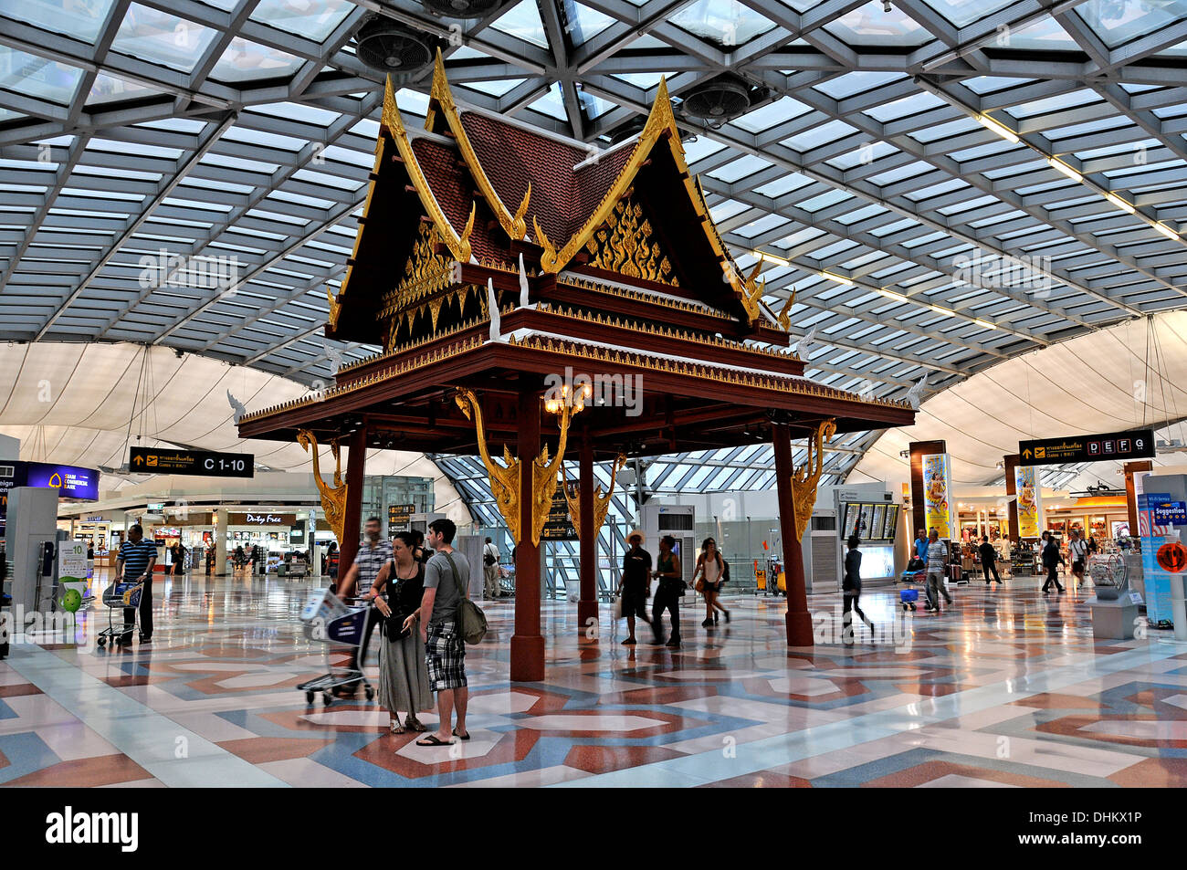 Flughafen Suvarnabhumi Bangkok Thailand Stockfoto