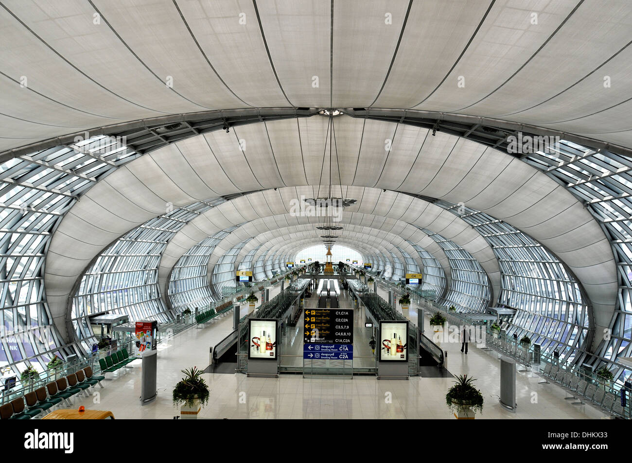 Flughafen Suvarnabhumi Bangkok Thailand Stockfoto