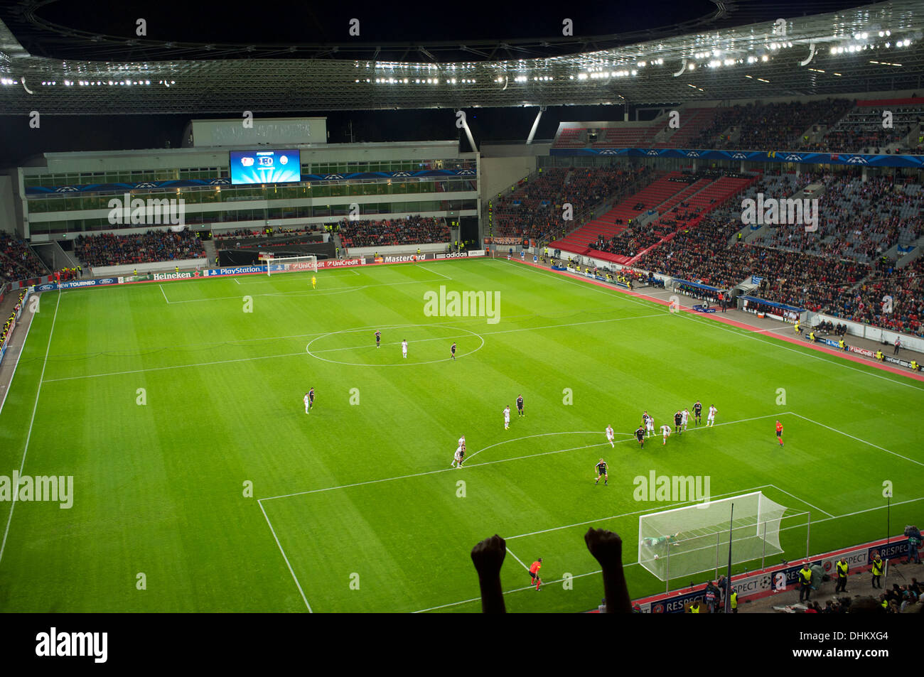Leverkusen V Shakhtar Donetsk (Championsleague 23.10.2013) Stockfoto