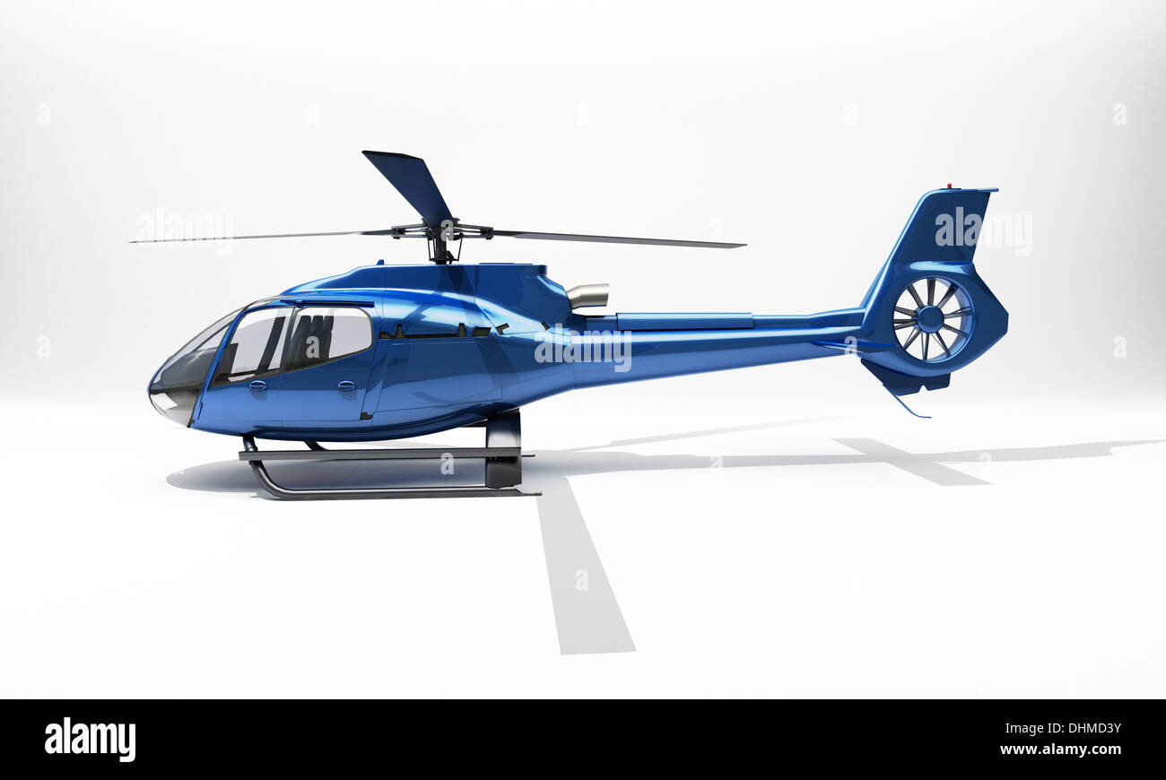 Moderne Hubschrauber Stockfoto