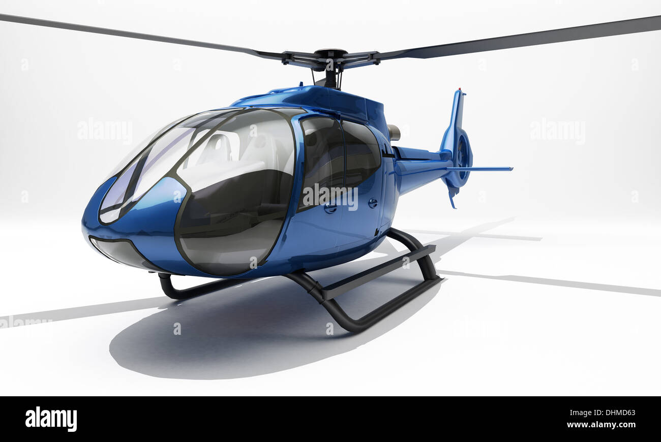 Moderne Hubschrauber Stockfoto