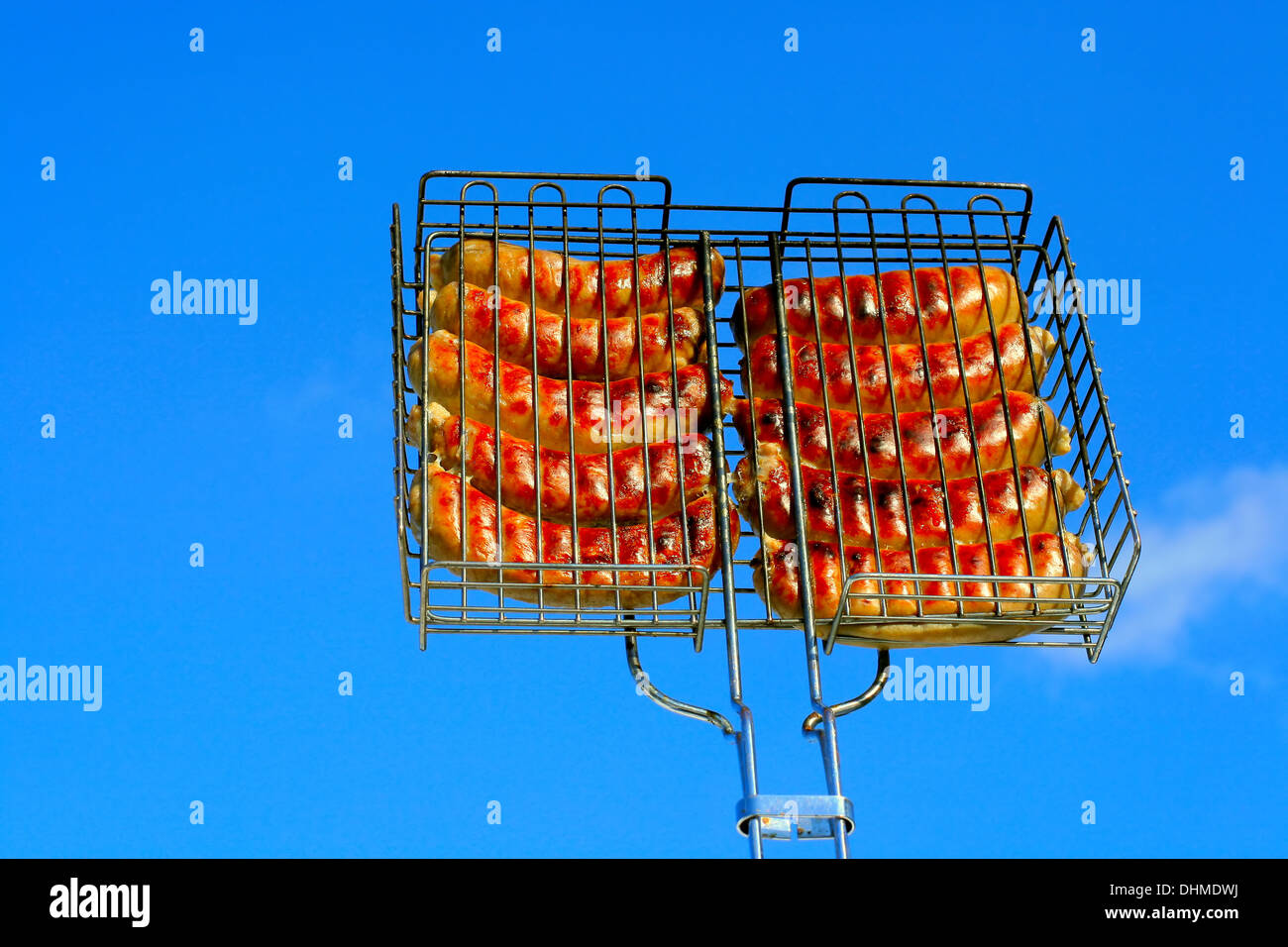 Wurst-grill Stockfoto