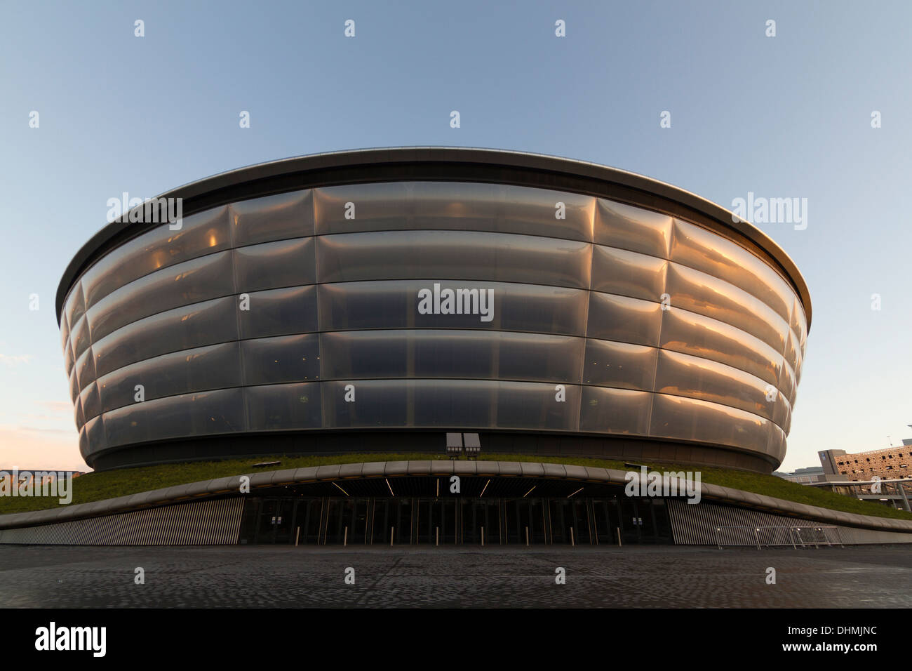 Schottische SSE Hydro Arena, Glasgow, Schottland, Vereinigtes Königreich. Gastgeber des MOBO Awards und zukünftige MTV Music Awards im Jahr 2014. Stockfoto