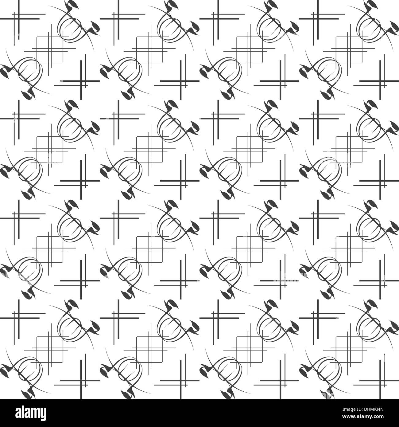 Monochrome Musterdesign Hintergrund Stockfoto