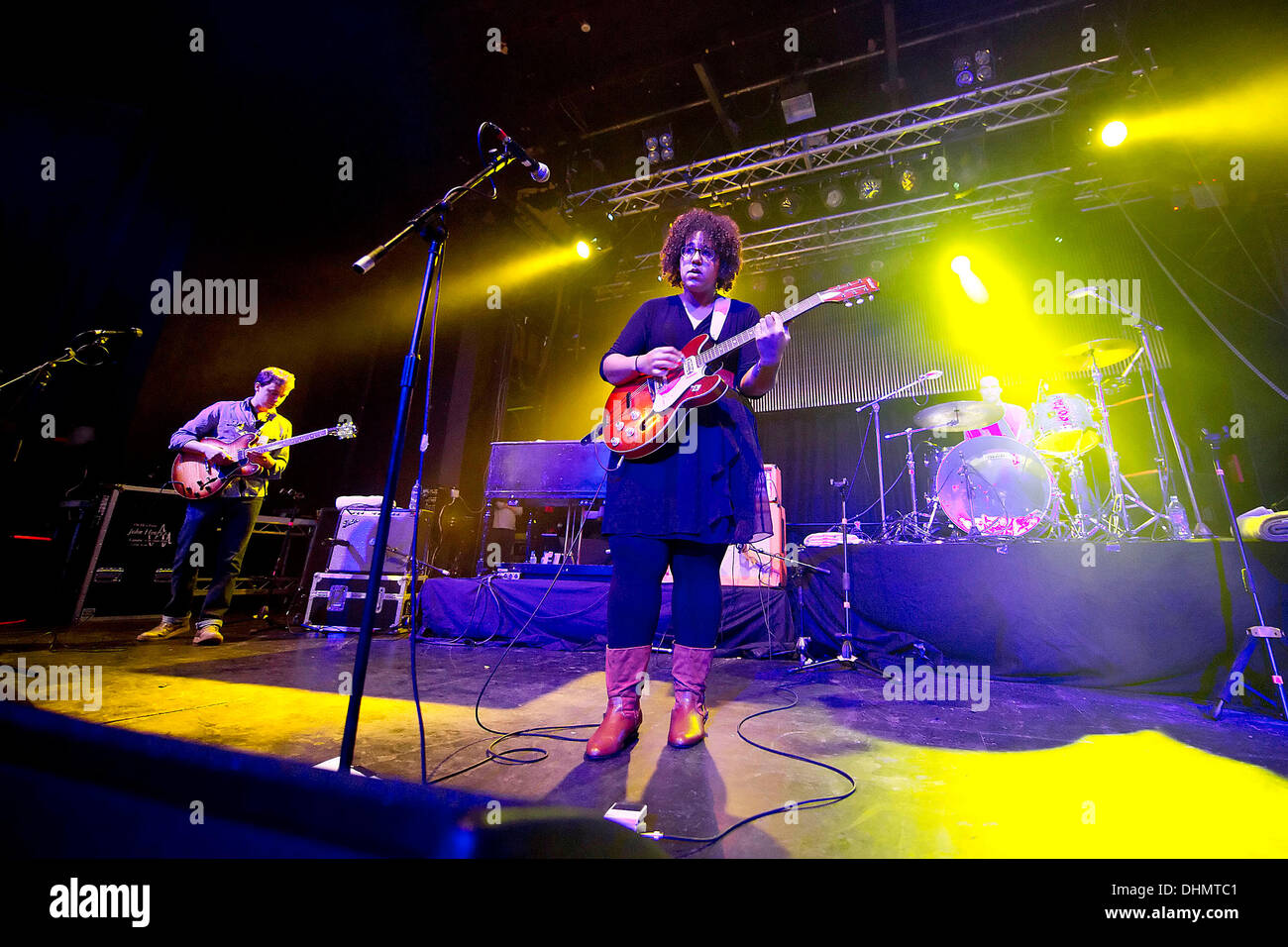 Brittany Howard von der Alabama Shakes die live in Brixton Electric London, England - 03.05.12 Stockfoto