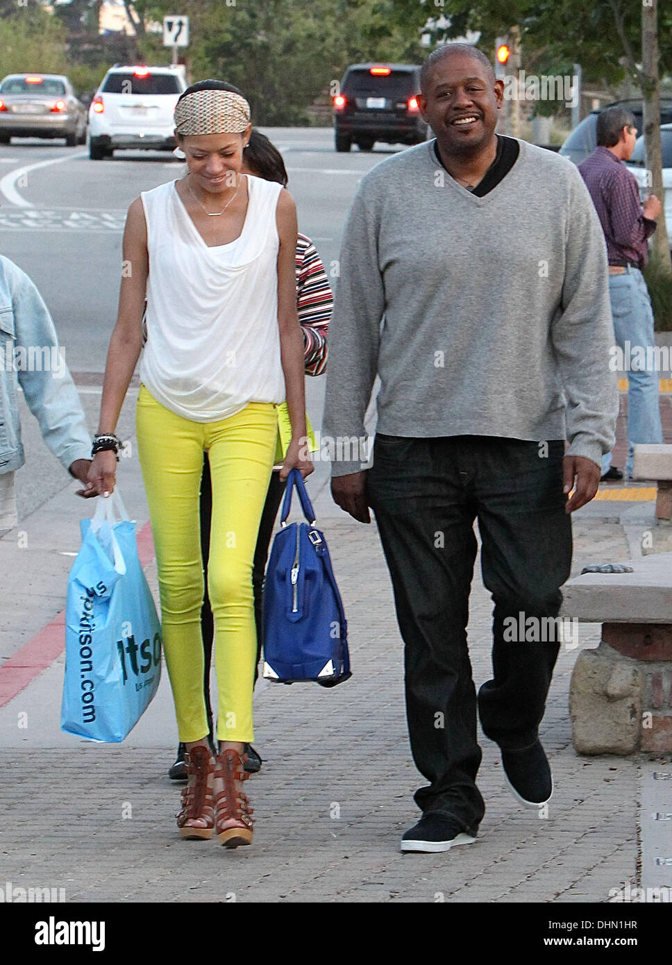 Forest Whitaker Und Frau Keisha Nash Bei Malibu Lumber Yard Shopping Center Los Angeles Kalifornien 05 05 12 Stockfotografie Alamy