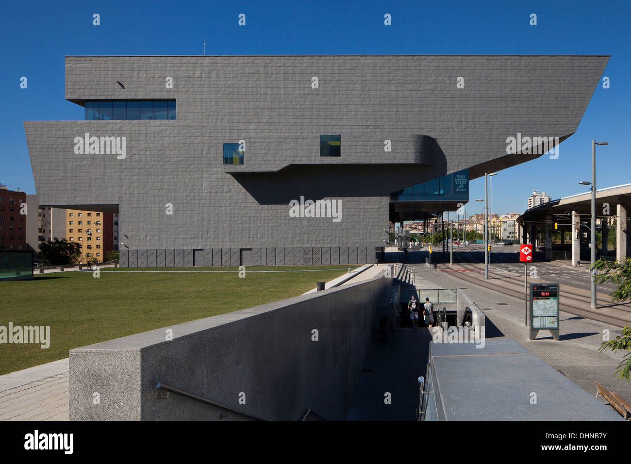 Design Museum Barcelona - Barcelona Disseny Hub Stockfoto